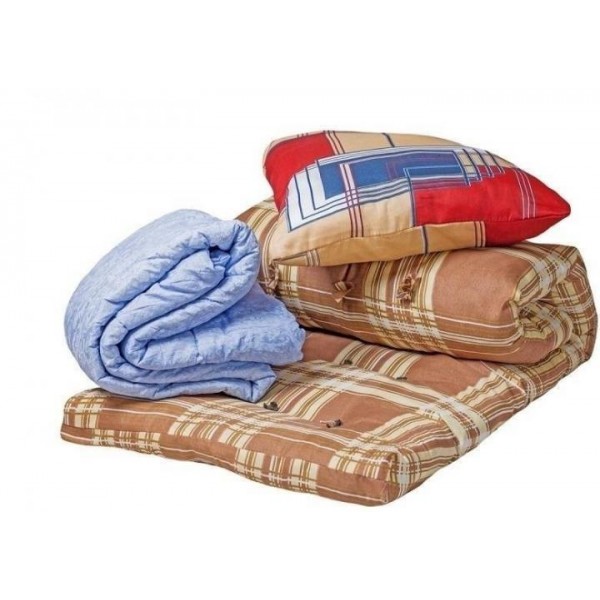 Одеяла и подушки для рабочих и строителей